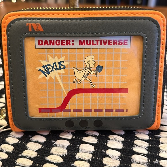 Loungefly Disney Marvel Loki TVA Miss Minutes Zip Around Wallet - Picture 3 of 16